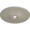 Ekena Millwork Galveston Ceiling Medallion (Canopies up to 4 3/4"), 36 5/8"OD x 3 5/8"ID x 2 3/8"P, Pearl White CM36GLPWS - alternate 4